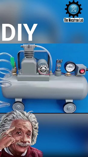 How to make air compressor using PVC pipe#diy