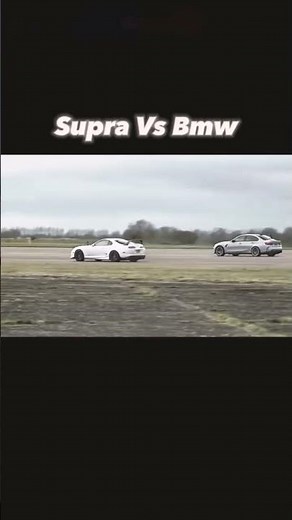Supra mk4 vs BMW M4 compitition drag race