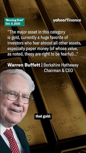 Buffett: Gold “has two significant shortcomings.”