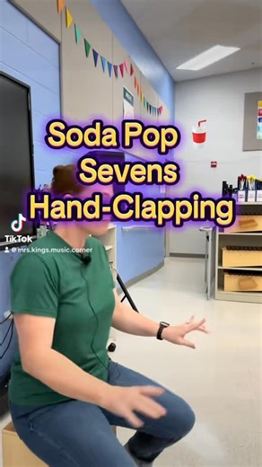 Sarah King on Instagram: "Soda Pop hand-clapping game to Sevens. If they’re going to say “six seven” 489 times a day, we might as well embrace it 🤷🏼‍♀️ #elementarymusic #musicteacher #musicgame #kpopdemonhunters #musicgame #musicteachers #sajaboys #elementarymusicteacher #elementarymusic #musiceducation #musicteacher #iteachmusic #musicteacherlife #musiclessons #musicteachersofinstagram #musicclassroom #generalmusic"