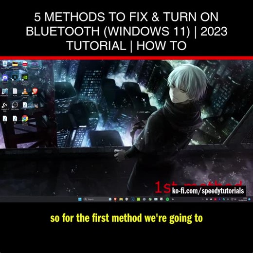 Speedy Tutorials on Instagram: "5 Methods to Fix & Turn On Bluetooth (Windows 11) | 2023 Tutorial | How To 💻 Donate, browse my shop, or if you need help get a custom tutorial → Link in my bio! https://linktr.ee/speedytutorials #computer #windows11 #windows11 #tech #windows10 #laptop #computertips #laptoptips #technology #pctipsandtricks #shorts #reelindia #reels #pctips #india"