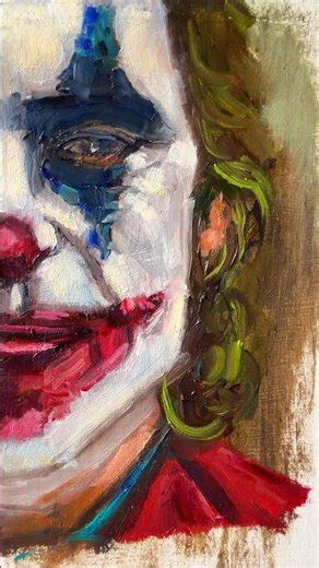 Joker Painting scene in Sketchbook