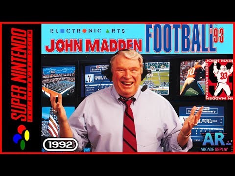 John Madden Football '93 – SNES Longplay [No Commentary]
