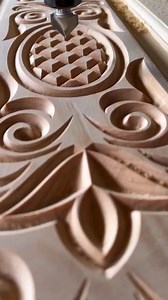 Beautiful cnc wood carving 😍 #cncmachine #cnc #art #fblifestyle #fbreels2025ツ #reelsviralシ #reelsfb #tools #videoviralシ #reelsvideoシ #design #woodworking #reelsfypシ | CarveX Aabid