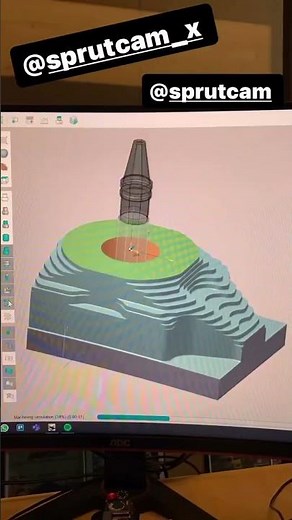 SprutCAM X from simulation to a ready part