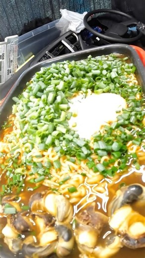 Sea Snail Shin Ramen🔥 #food #trucklife #foodtok