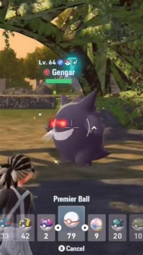 ✨ Shiny Gengar Found in Pokémon Legends Z-A! 🔥 👻 #pokemon #legendsza #shinyhunting #shinypokemon