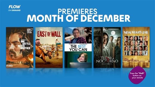 The best seat in the house is officially yours. Skip the theater, we’re bringing the big screen straight to your living room! Our VOD library just got a major holiday update with the latest blockbusters and family favorites. Whether it’s a cozy date night or a full-blown family movie marathon, your perfect December watchlist is just a press away. Press the VOD button on your remote and start watching. | Flow