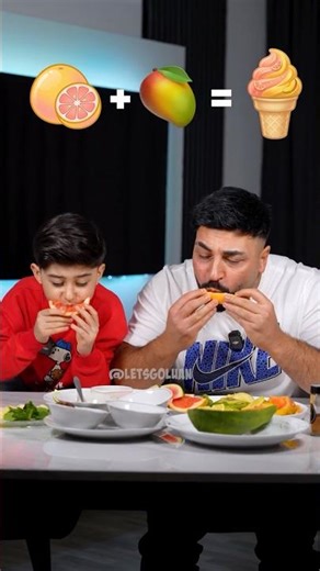 Schmeckt Grapefruit mit Mango nach einem exotischen Eis? 😍😱 #tastetest