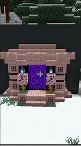 Cherry portal design minecraft build hack
