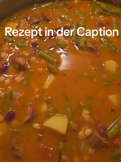 Schnelle Dreierlei Bohnensuppe für den Winter