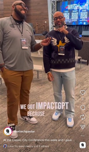 13K views · 141 reactions | What is one way churches should be using AI (Artificial Intelligence)? Click the link in the bio and check out our very own ImpactGPT! Tabernacle’s custom ministry assistant. Built to help, not replace, how we serve. #makinganimpact | Rev. Dr. Charles E. Goodman, Jr. | Facebook