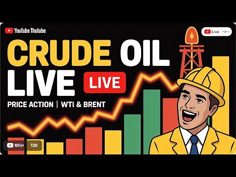 🔥 Live Crude Oil Trading | Real-Time Market Analysis | WTI & Brent Updates 🛢️📈