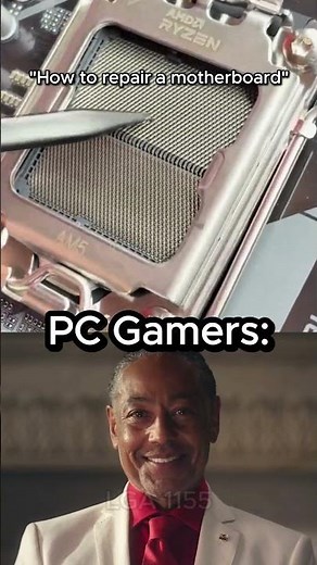 "How to repair a motherboard💀" #pcgaming #benchmark #rtx5050 #gtx1080ti