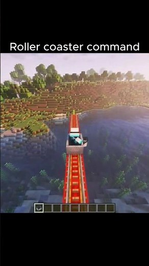 Roller coaster in Minecraft!