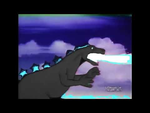 Hanna Barbera's Godzilla Scene (TOHO EDIT)