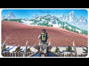 3 Humanity ARMY's Forts vs 2,000,000 ZOMBIES - Ultimate Epic Battle Simulator 2 UEBS 2 (4K)