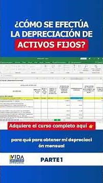 🏭 How is the depreciation of fixed assets carried out?