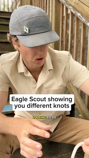 What are your intentions with the knot? #eaglescout #outdoors #friends #comedy #reels | Matt Lyons