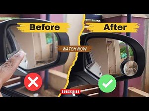 Car blind spot mirror | How to Install | Car accessories | Car upgrade | Automobile accessories |DIY