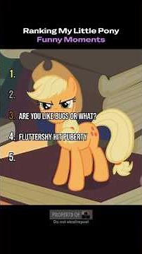Ranking MLP Funny Moments #shorts #ranking #mylittlepony