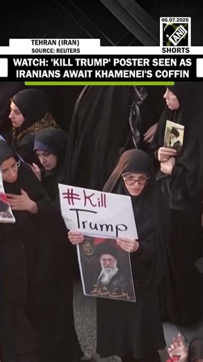 WATCH: Iranians await Ali Khamenei's coffin; 'Kill Trump' poster draws attention