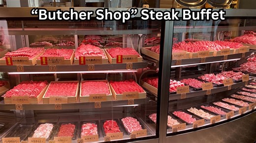 94K views · 3.7K reactions | at Nikuya Yokocho, where it's not just all you can eat – it's all you can choose! 數 Step into this unique 'Butcher Shop' style Japanese Wagyu Beef Buffet and handpick your favorite cuts of premium Wagyu. #WagyuBuffet #NikuyaYokocho #ButcherShopBuffet #JapaneseCuisine #AllYouCanEat #FoodVlog #MeatLovers #ChooseYourMeat #JapaneseBeef #GourmetDining | Strictly Dumpling | Facebook