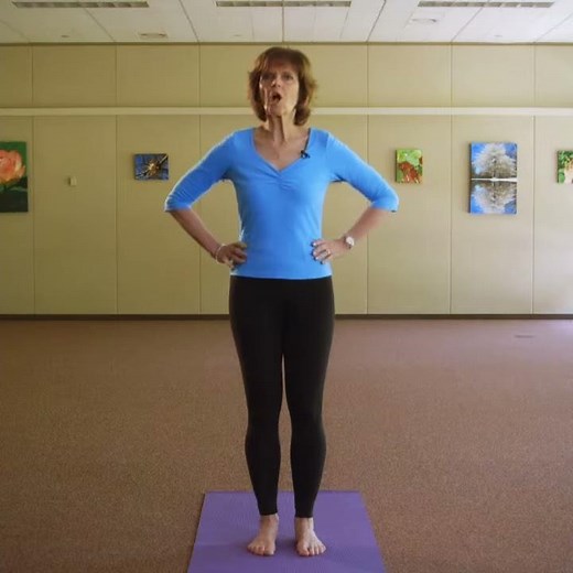 How to do mountain pose toe lifts.