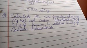 chemistry concentration of solution... | Filo