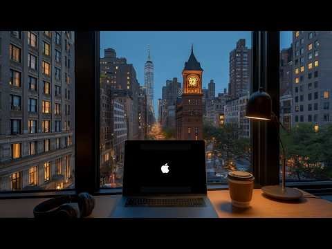 Deep Focus Music for Work | Manhattan Greenwich Village at Blue Hour — Today’s Digital Workspace