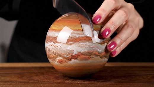 cutting Jupiter 🪐 #slitai #asmr #oddlysatisfying #relaxing #cuttingasmr #cutting #aiasmr #slitasmr #asmrvideo