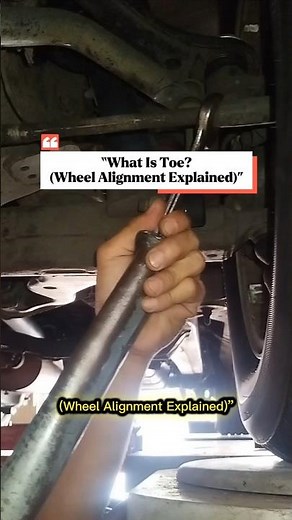 “What Is Toe? (Wheel Alignment Explained)” #carcare #carmaintenance #carproblems