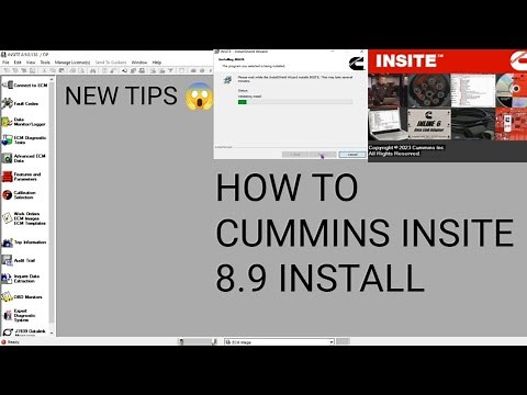 how to install cummins insite 8.9 #howto installcumminsinsite8.9 #calturam #insite #install #cummins