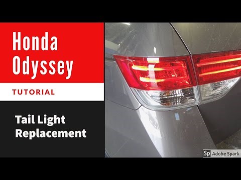 Honda Odyssey Tail Light Replacement - Turn Signal/Brake Bulb Fix