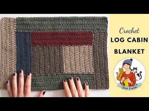 Log Cabin Blanket Tutorial