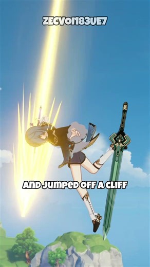 that's not how you fly a sword | code ZECVOI183UE7 #genshinpeng #genshinlore #genshin #hoyoverse