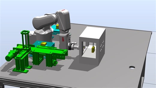 robotstudio软件ABB仿真机器人搬运加工