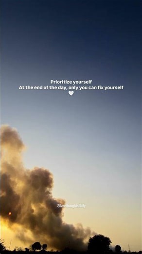 Prioritize Yourself ❤️ | Only You Can Fix Your Life #shorts #motivation #priorities #selfimprovement