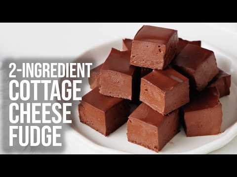 2-Ingredient Cottage Cheese Fudge