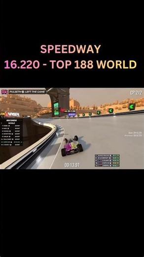 TOP 188 WORLD 😱 SPEEDWAY – 16.220 | Trackmania Weekly Shorts Week 51
