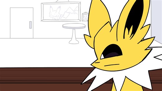 Flareon drinks paint | SAINT PATRICKS DAY SPECIAL #fyp #pokemon #eeveelution #animation #pokemontiktok