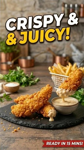 The Best Crispy Chicken Tenders Recipe! (So Crunchy!) | 15-Minute Recipe