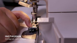 Overlocknähmaschine Nahtzugabe und Nahtlinie PiexSu