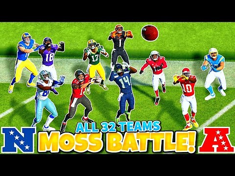 ALL 32 TEAM WIDE RECEIVER MOSS BATTLE TOURNAMENT! Who Will Win it All??