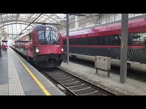 Railjet trains at Salzburg Hbf