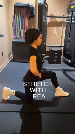 9 comments | If you’ve been sitting on a plane, in a car, or on the couch a little more than usual, this stretch is for you. Long periods of sitting tighten the hip flexors, which can limit movement, shut down glutes, and make your first workouts back feel rough. Do this quick stretch before training (or daily) to loosen up, move better, and feel more prepared heading back into the gym. #perfectformla #hip #stretch #trainer | Perfect Form L.A. | Facebook
