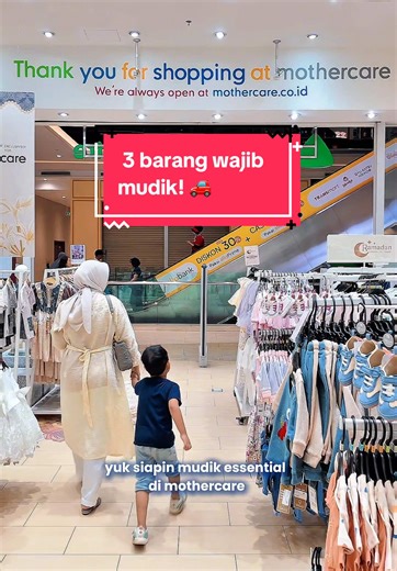 Mudik sama anak ternyata ada 3 barang yang nggak boleh ketinggalan 😭🚗 Awalnya cuma mau lihat-lihat, tapi ternyata di Mothercare lengkap banget… dari stroller, car seat, sampai selimut yang bikin anak langsung tidur di mobil. Apalagi lagi ada Ramadan Rewards 🎁 Belanja min. 1 juta bisa dapet cashback sampai 1 juta. Jadi mudik bareng anak bisa lebih tenang 🤍 Siapa yang juga lagi siap-siap mudik? @Mothercare Indonesia #WeLoveMothercare #WeKnowTravel #MudikWithKids