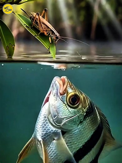 How does this fish shoot so perfectly? Archerfish #shorts #archerfish #facts