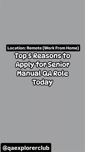 QA Insights Hub 🇮🇳 | Software Testing (Manual and Automation) on Instagram: "Comment 'Interested' and we'll share with you the HR Details in your DM. . Share with the needy. . Job Description: Remote | Sr. Manual QA | 4+ Yrs Strong experience in integration and API testing, a solid understanding of microservices, and hands-on experience validating software quality. 4+ years of hands-on experience in integration and API testing. Strong understanding of microservices architecture and REST APIs. 