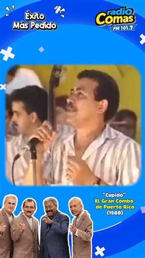 💘🔥 ÉXITO MÁS PEDIDO 🔥💘 Hoy en Radio Comas 101.7 FM presentamos a El Gran Combo de Puerto Rico con su clásico “Cupido” 🎶❤️ Una salsa romántica donde el protagonista le reclama directamente a Cupido por haberlo flechado… 🏹💔 Porque el amor llegó fuerte, inesperado, y lo dejó vulnerable, confundido y completamente enamorado. Es de esas canciones que se bailan, pero también se sienten… de las que nos recuerdan que el amor no siempre avisa cuando va a herir 💘🔥 Súbele el volumen y disfruta est